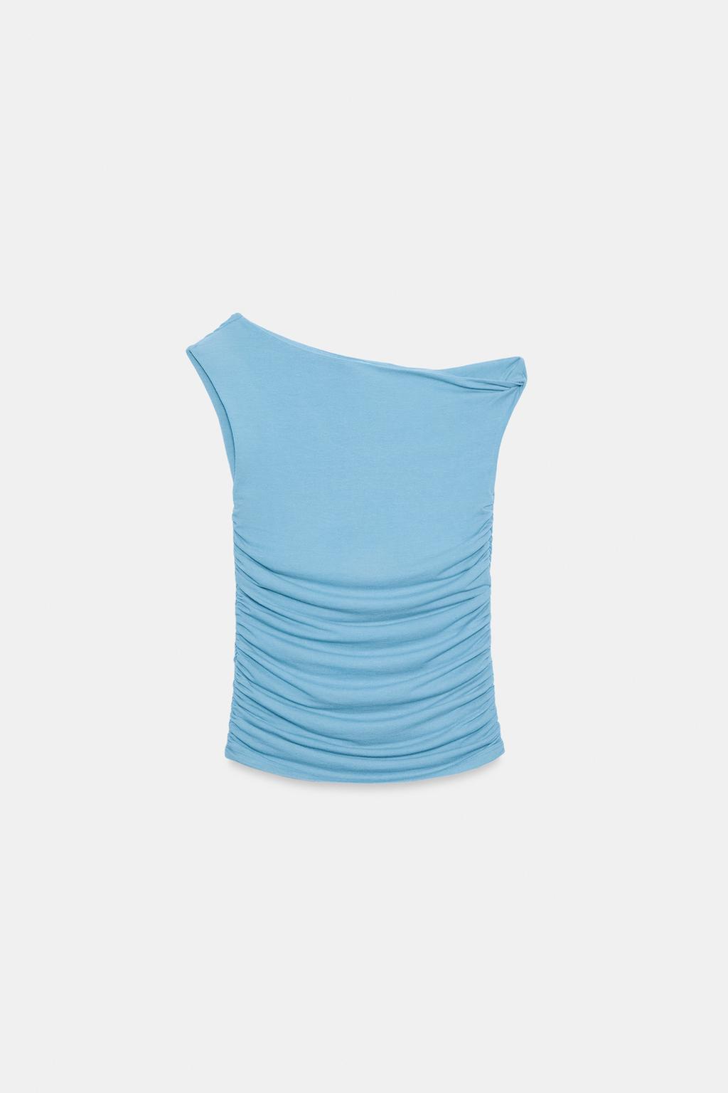 ТОП АСИММЕТРИЧНОГО КРОЯ СО СБОРКАМИ