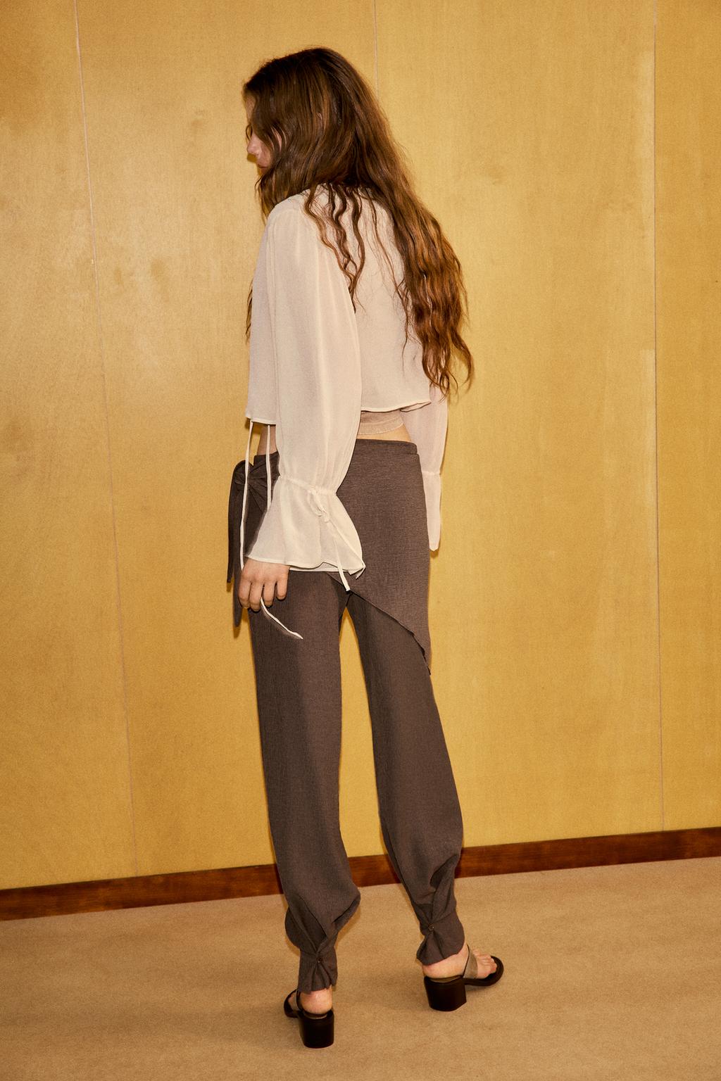 БРЮКИ С УЗОРОМ «ПЛАТОК»