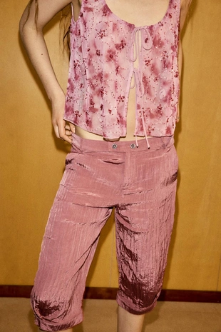 Свободные брюки капри- Заказать в России