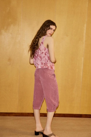 Свободные брюки капри- Заказать в России