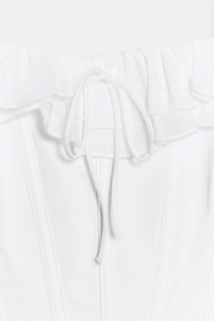 Топ-корсет с воланами- Заказать в России