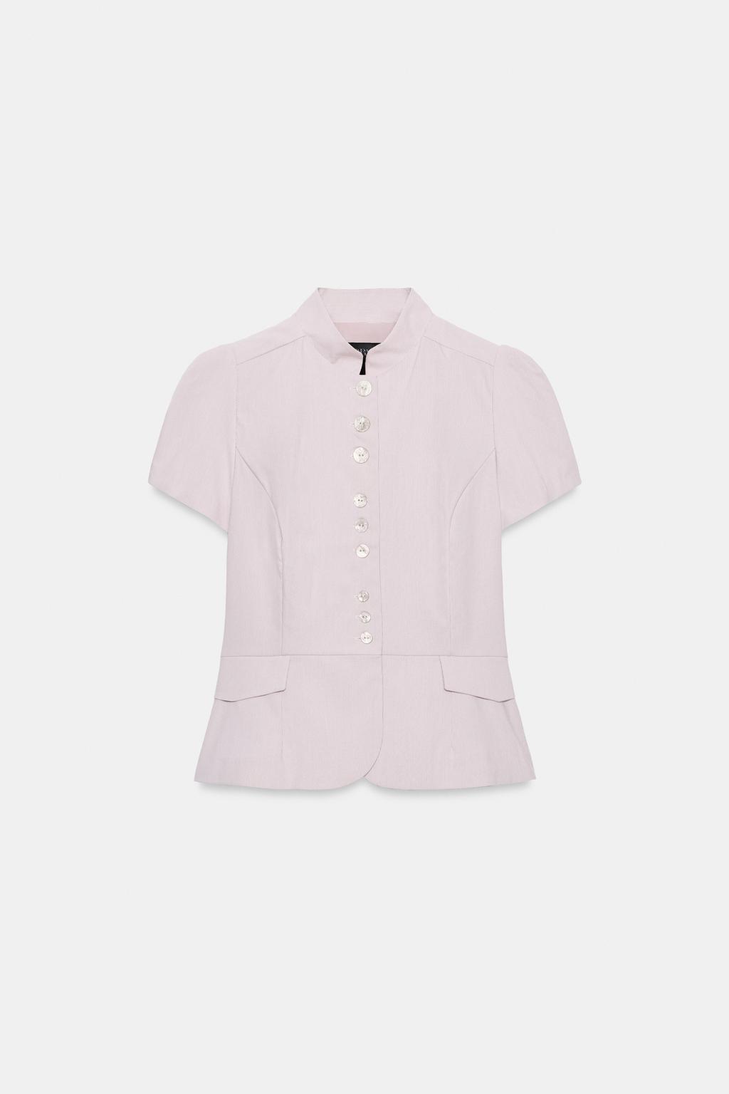 ТОП С КОРОТКИМИ РУКАВАМИ И ПУГОВИЦАМИ