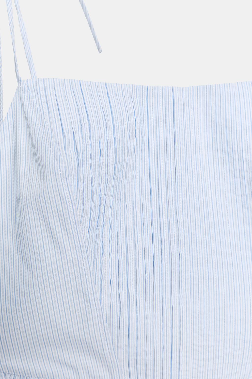 КРОП-ТОП-КОРСЕТ ИЗ ПОПЛИНА