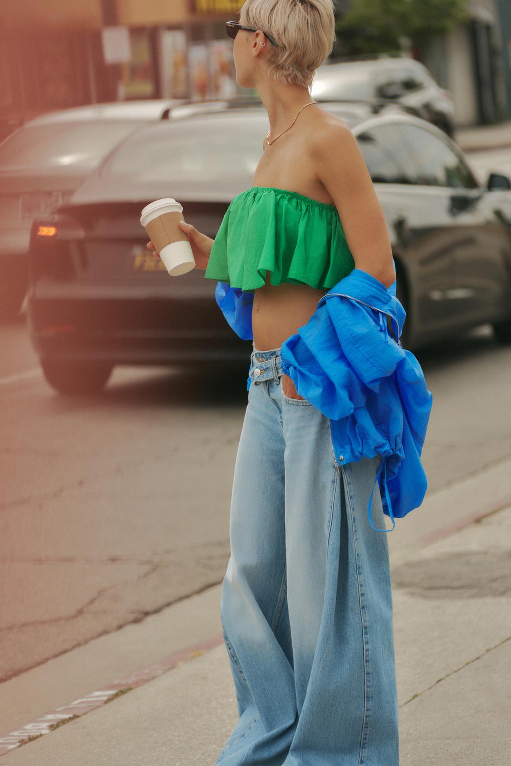 ТОП-БАНДО ИЗ ТАФТЫ С ВОЛАНАМИ