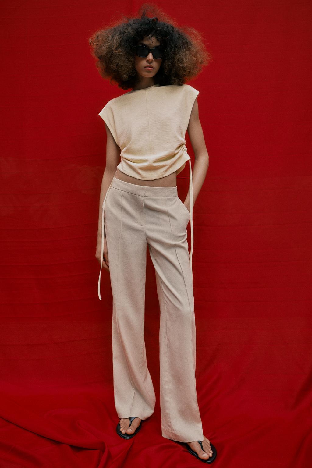 ФУТБОЛКА В СТИЛЕ РУСТИК СО СБОРКАМИ