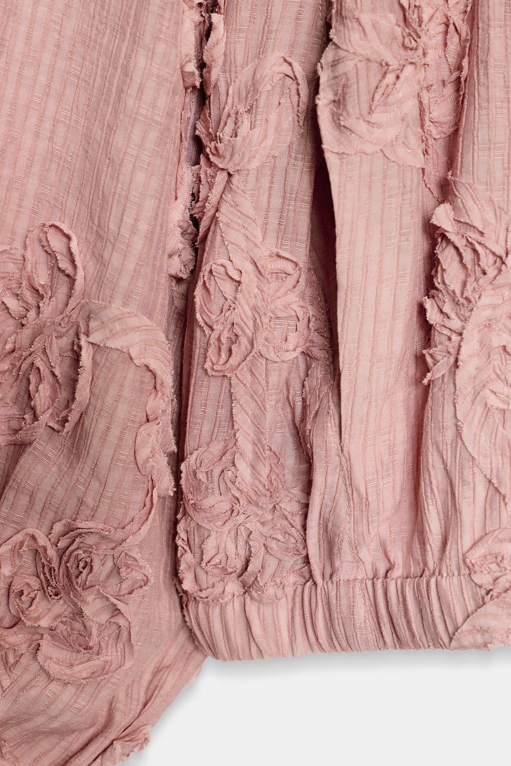 КУРТКА ОВЕРСАЙЗ С ЦВЕТОЧНЫМ УЗОРОМ