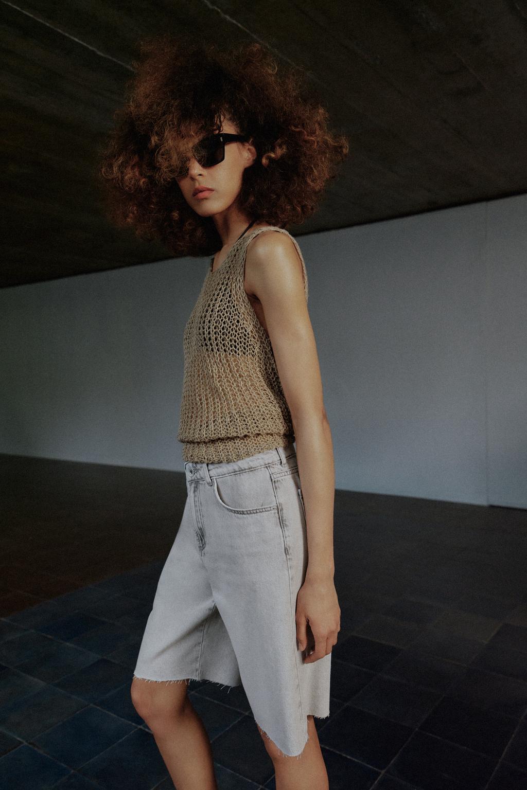 ДЖИНСОВЫЕ ШОРТЫ Z1975 СО СРЕДНЕЙ ПОСАДКОЙ