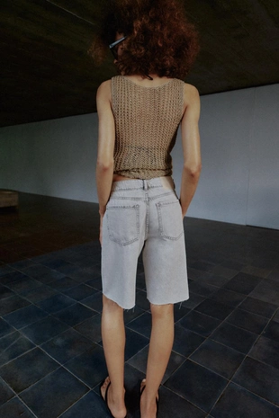 Джинсовые шорты Z1975 со средней посадкой- Заказать в России