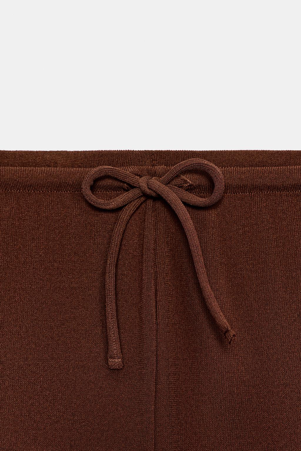 БРЮКИ ПАЛАЦЦО ИЗ ФАКТУРНОЙ ТКАНИ