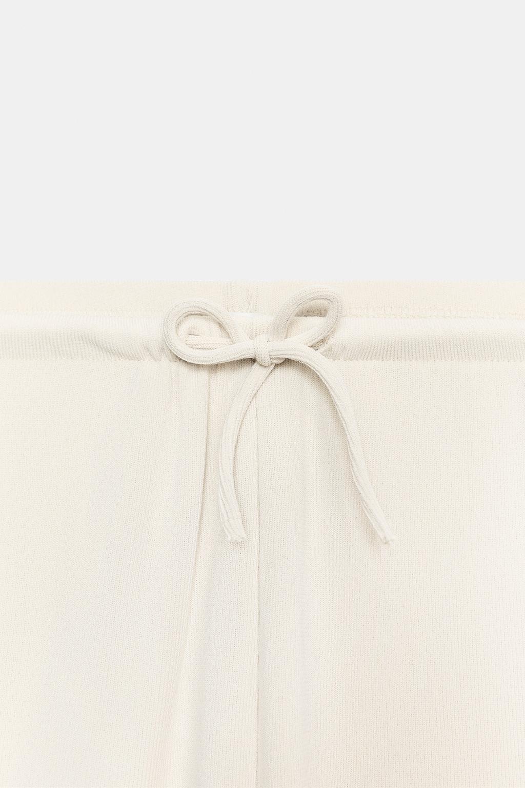 БРЮКИ ПАЛАЦЦО ИЗ ФАКТУРНОЙ ТКАНИ