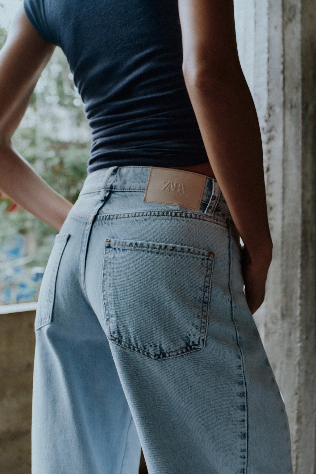 ДЖИНСЫ Z1975 С ВЫСОКОЙ ПОСАДКОЙ И ПЕРЕДНИМИ ШВАМИ