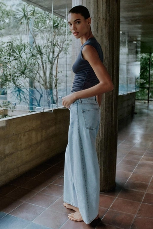 Джинсы Z1975 с высокой посадкой и передними швами- Заказать в России