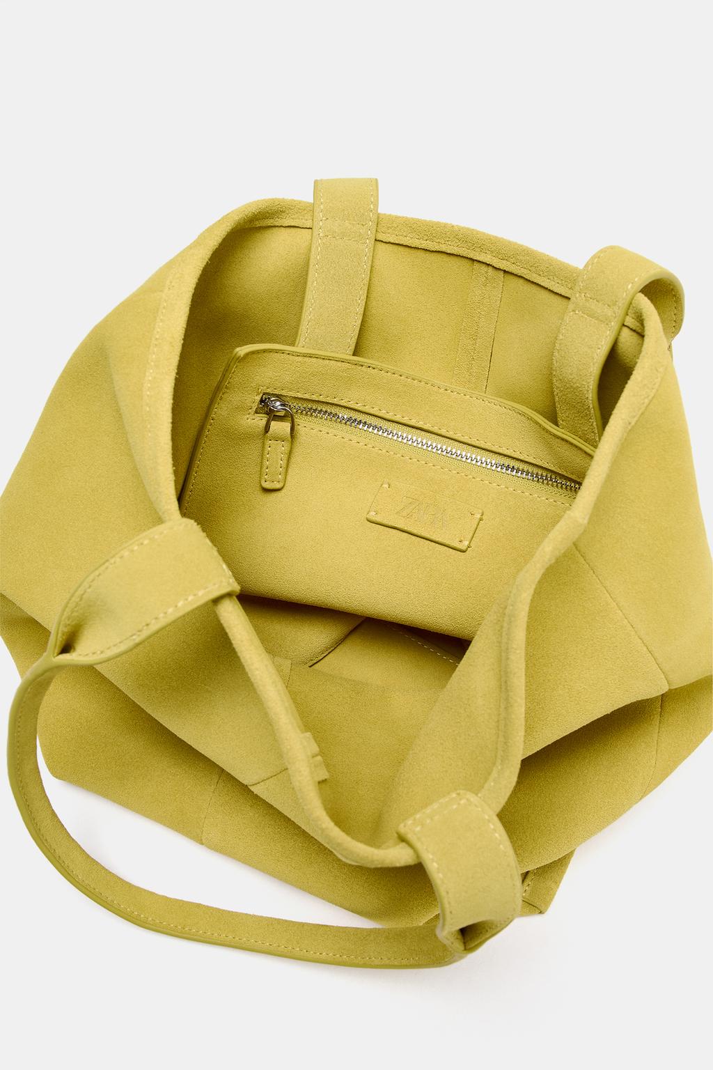 ЗАМШЕВАЯ СУМКА-ШОПЕР