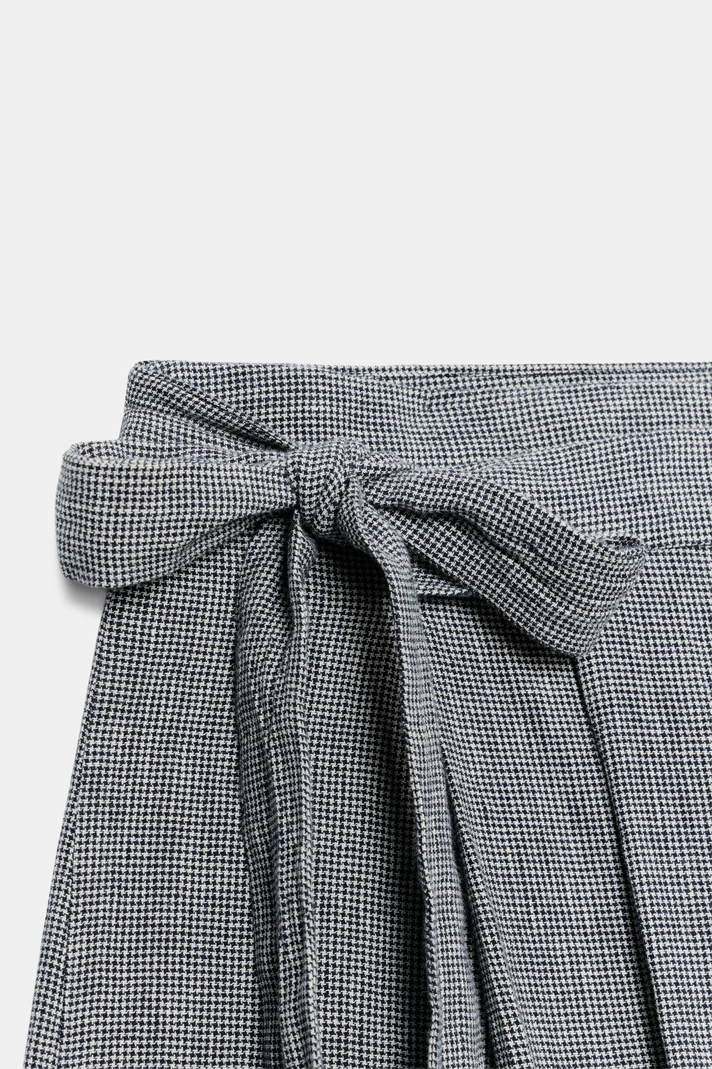 БРЮКИ-ПАРЕО В КЛЕТКУ «ГУСИНАЯ ЛАПКА» — ZW COLLECTION