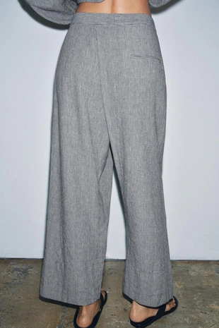 Брюки-парео в клетку «гусиная лапка» — Zw Collection- Заказать в России