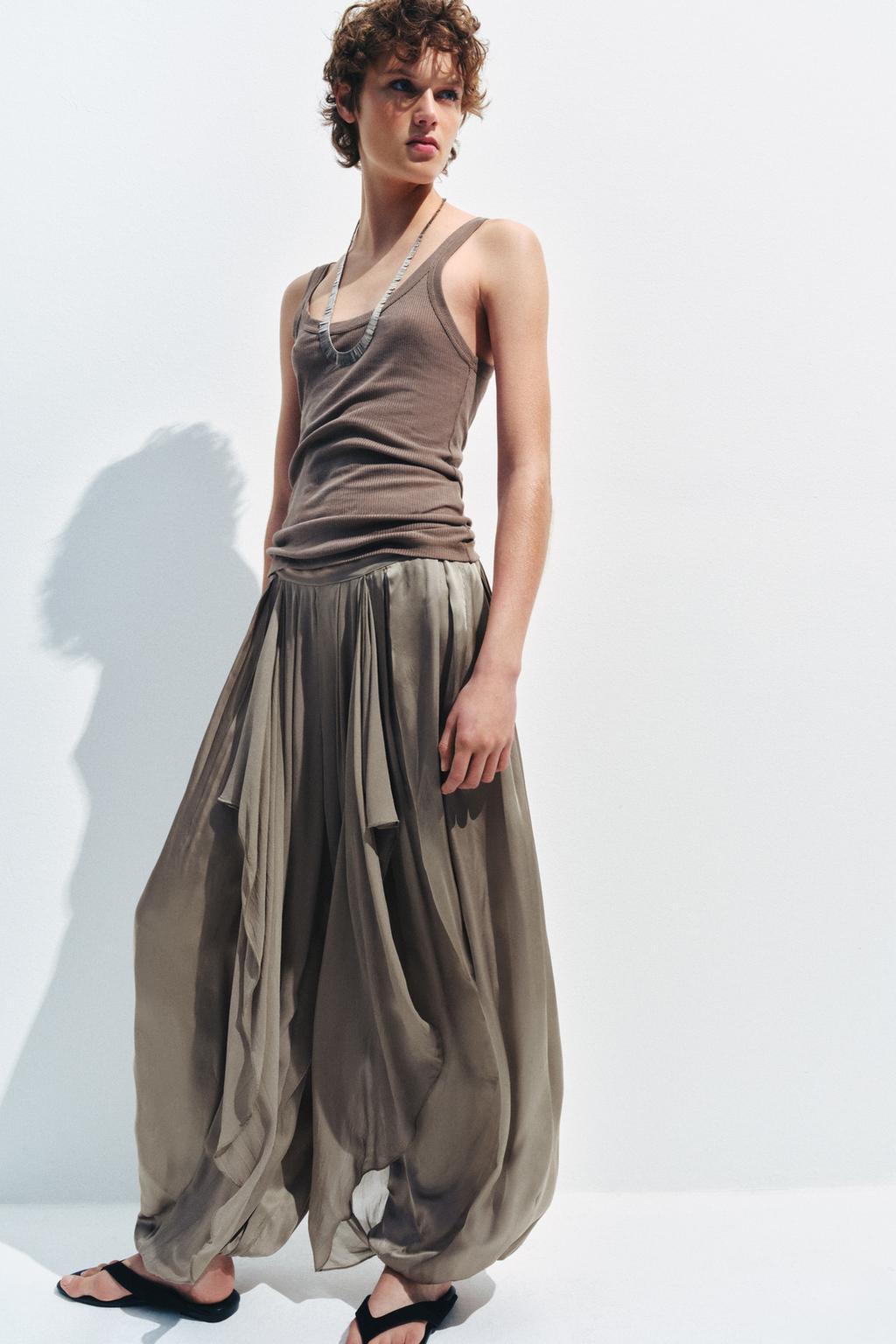 БРЮКИ-ШАРЫ С ВОЛАНАМИ — ZW COLLECTION