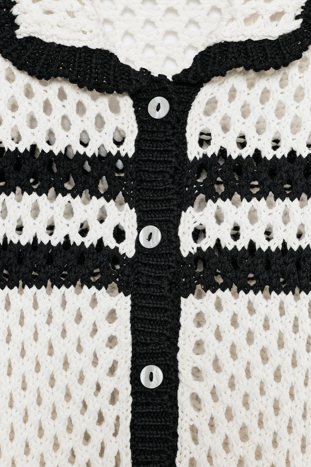 ВЯЗАНЫЙ КАРДИГАН ПОЛО