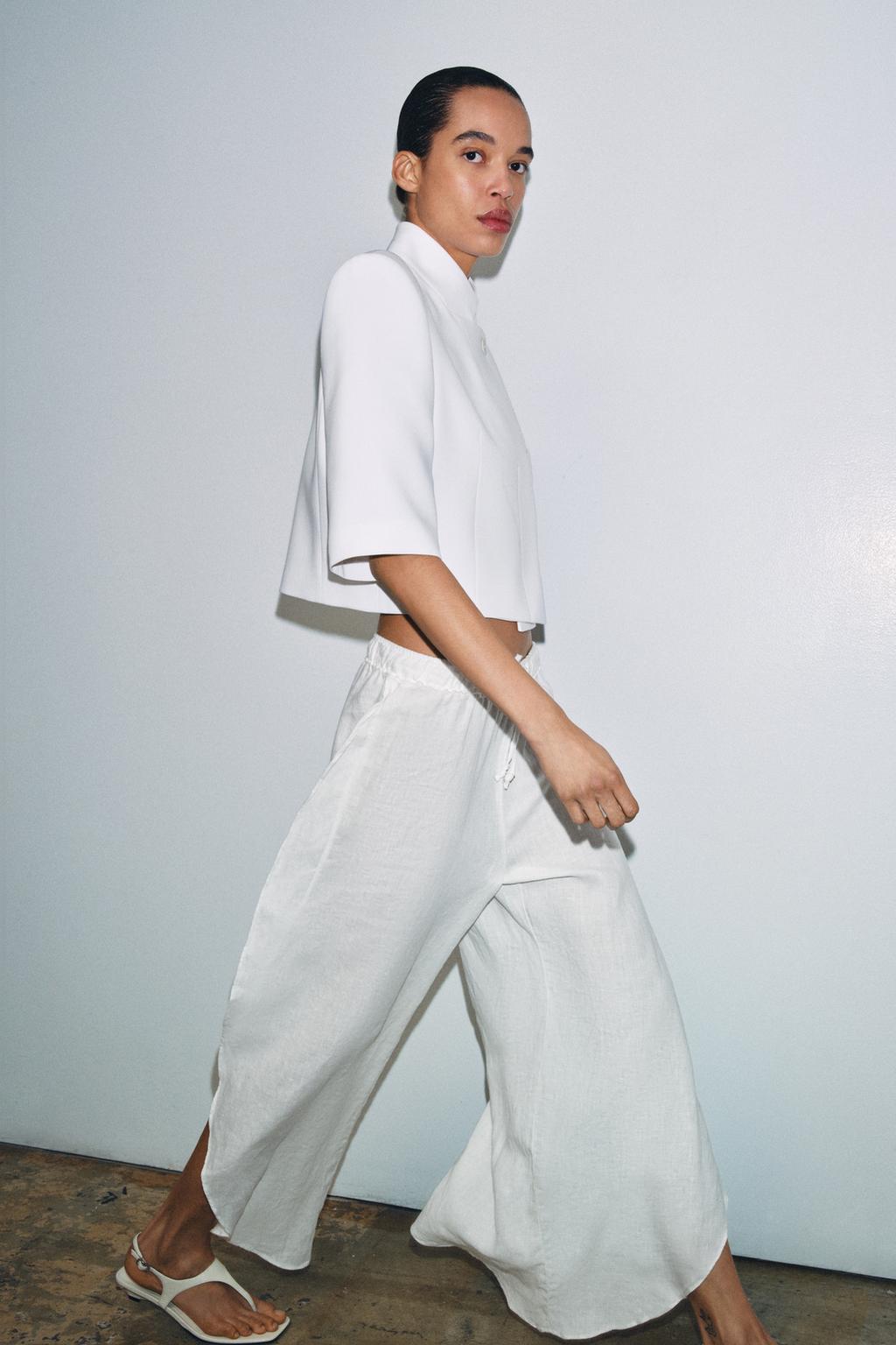 УКОРОЧЕННЫЙ БЛЕЙЗЕР С КОРОТКИМИ РУКАВАМИ — ZW COLLECTION