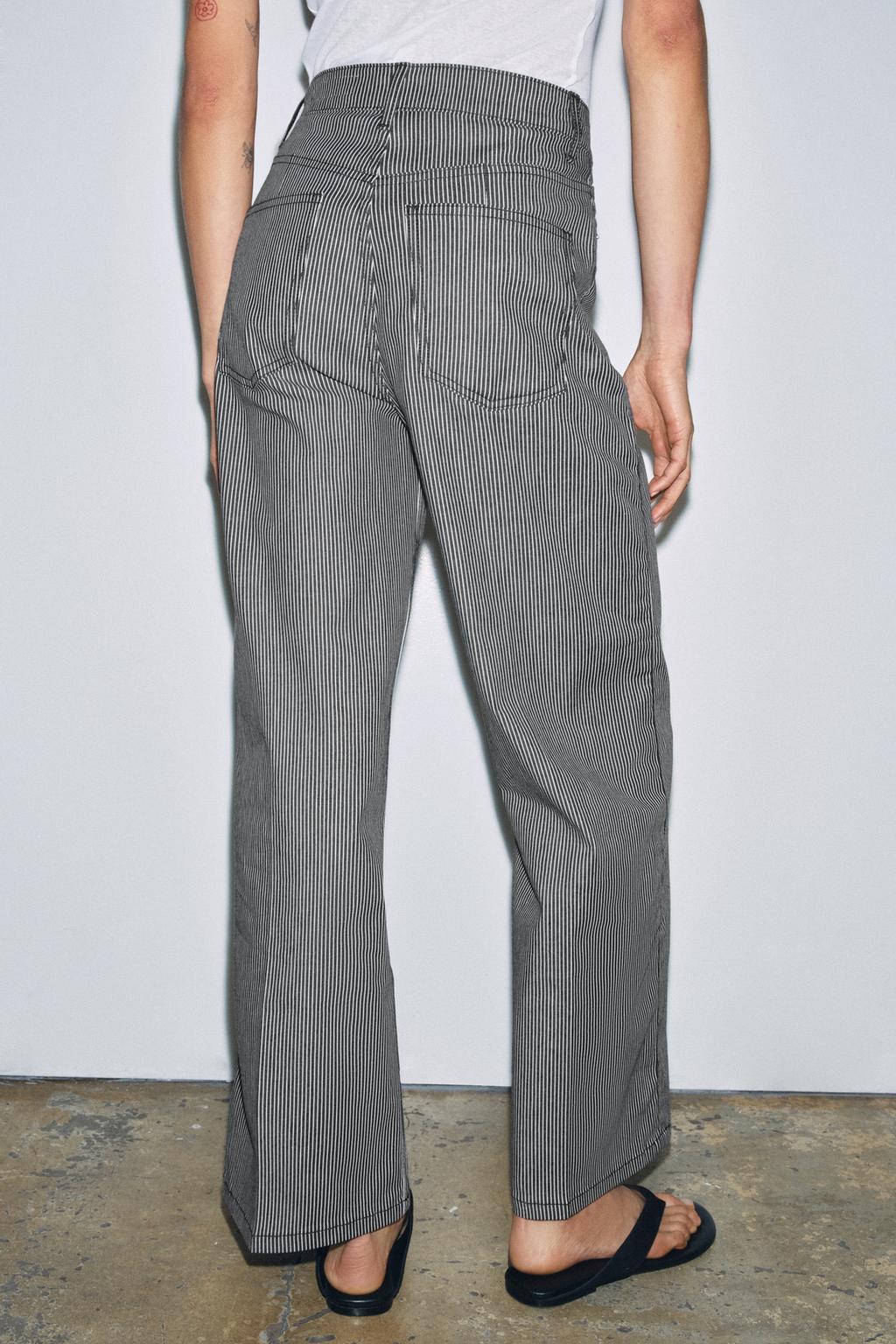 ДЖИНСЫ WIDE LEG С ВЫСОКОЙ ПОСАДКОЙ — ZW COLLECTION