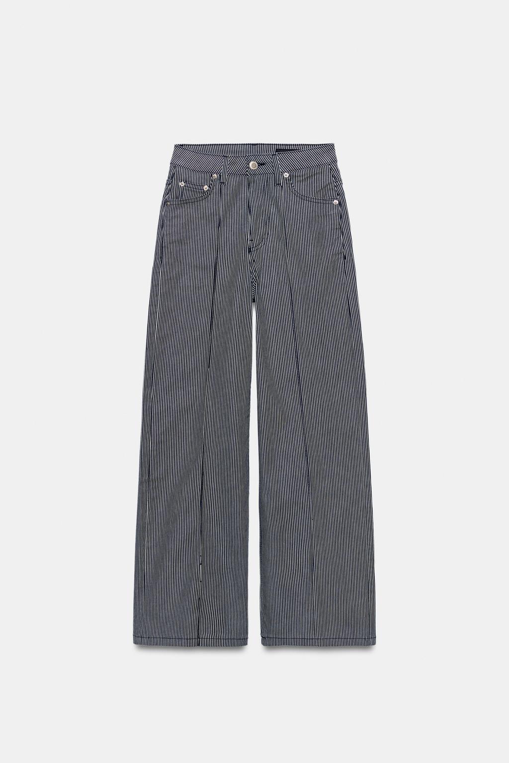 ДЖИНСЫ WIDE LEG С ВЫСОКОЙ ПОСАДКОЙ — ZW COLLECTION