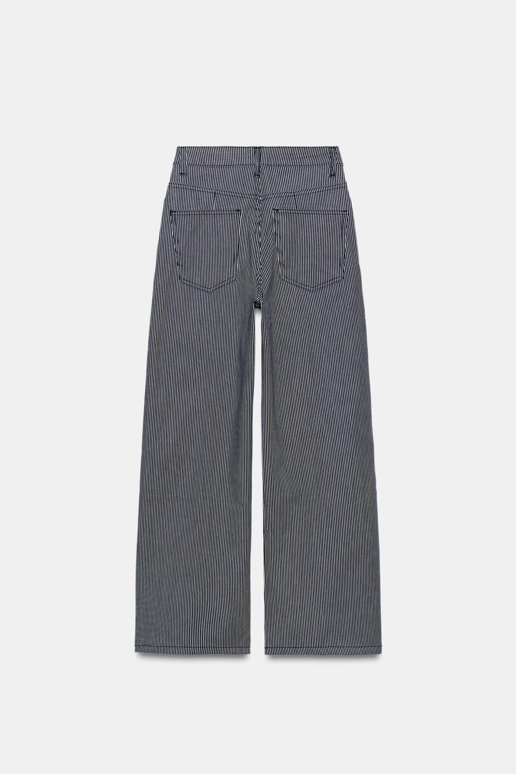 ДЖИНСЫ WIDE LEG С ВЫСОКОЙ ПОСАДКОЙ — ZW COLLECTION