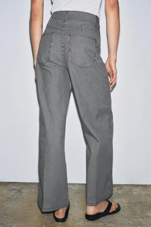 Джинсы Wide Leg с высокой посадкой — Zw Collection- Заказать в России