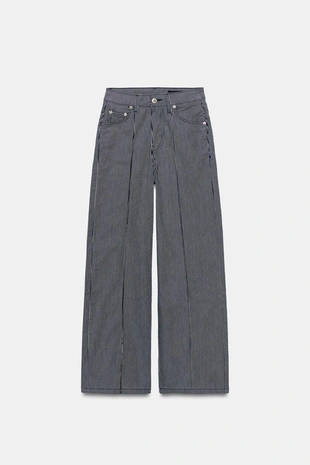 Джинсы Wide Leg с высокой посадкой — Zw Collection- Заказать в России