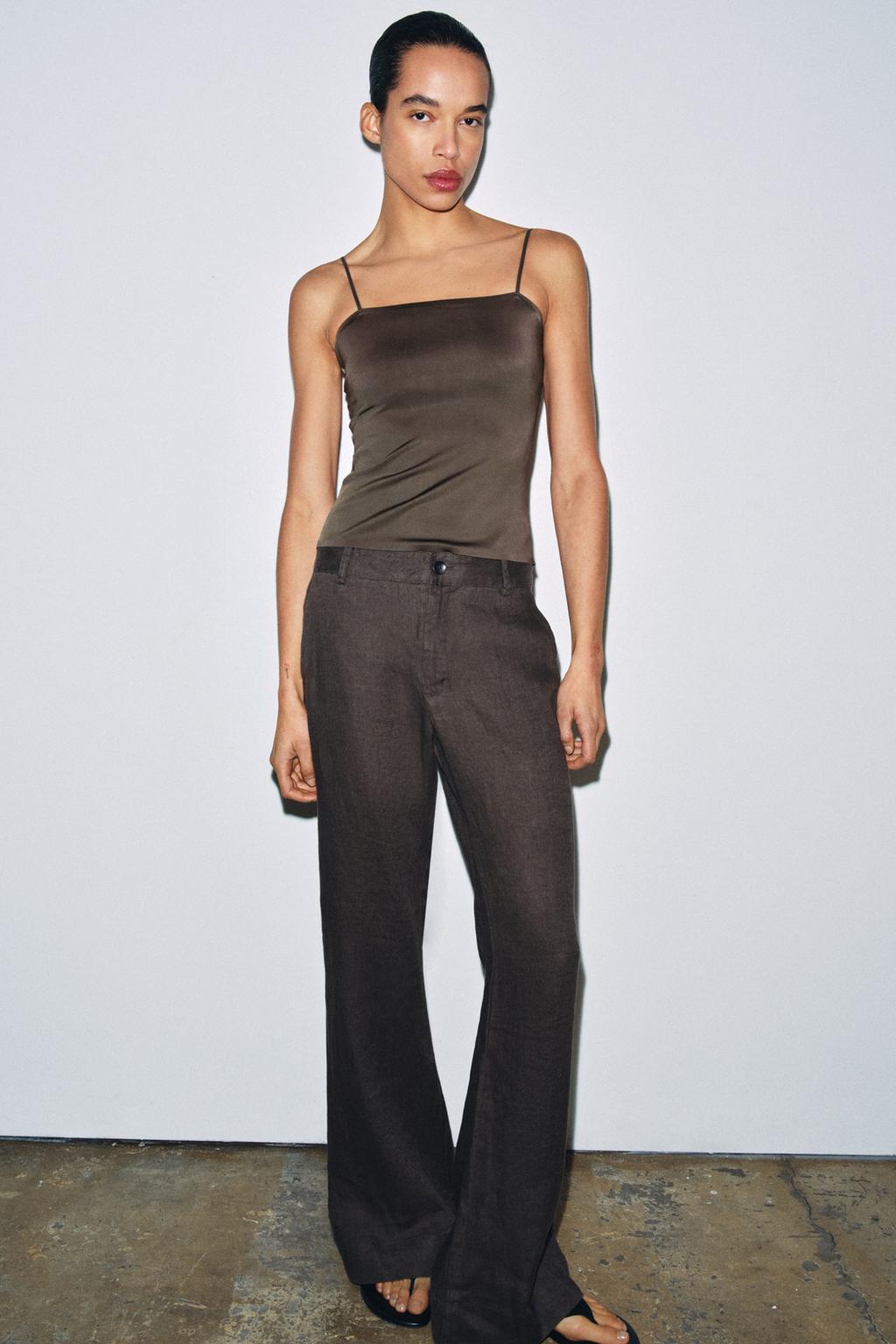 ТОП ИЗ ПОЛИАМИДА НА БРЕТЕЛЯХ