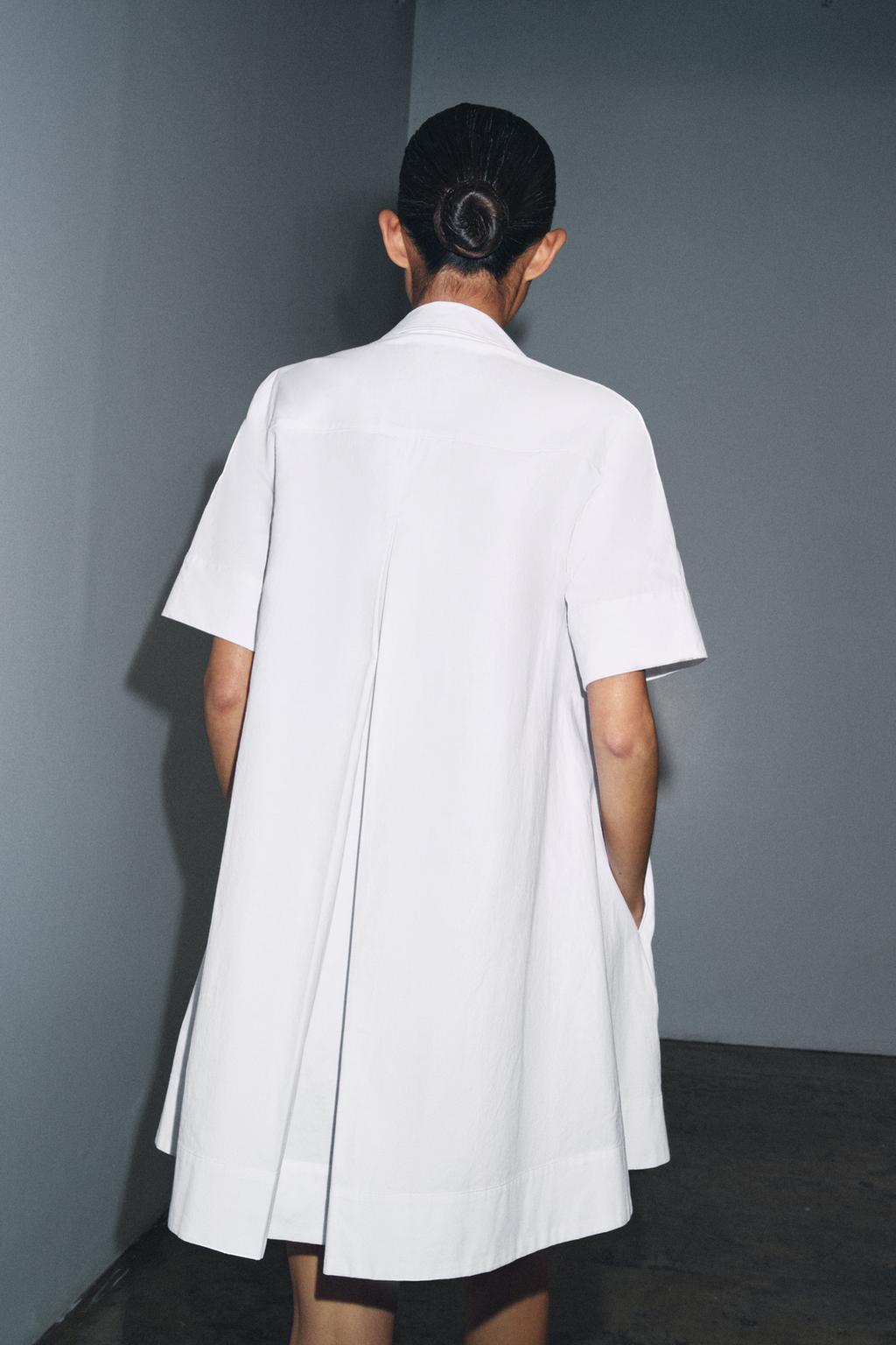 ПЛАТЬЕ-РУБАШКА С КОРОТКИМИ РУКАВАМИ — ZW COLLECTION