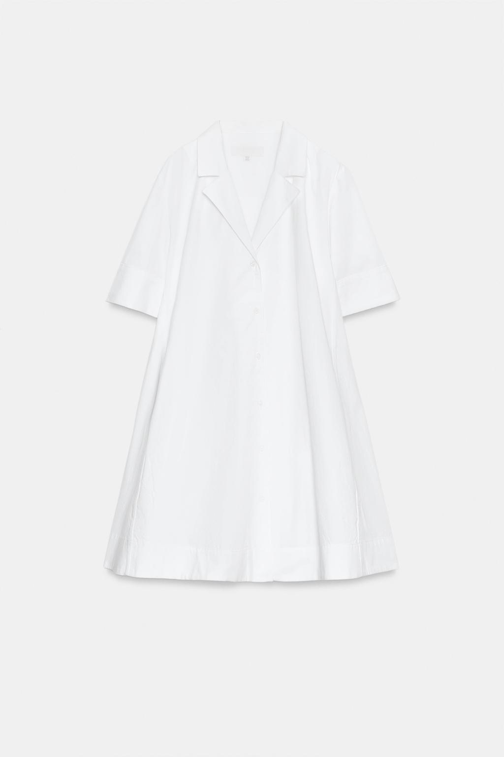 ПЛАТЬЕ-РУБАШКА С КОРОТКИМИ РУКАВАМИ — ZW COLLECTION