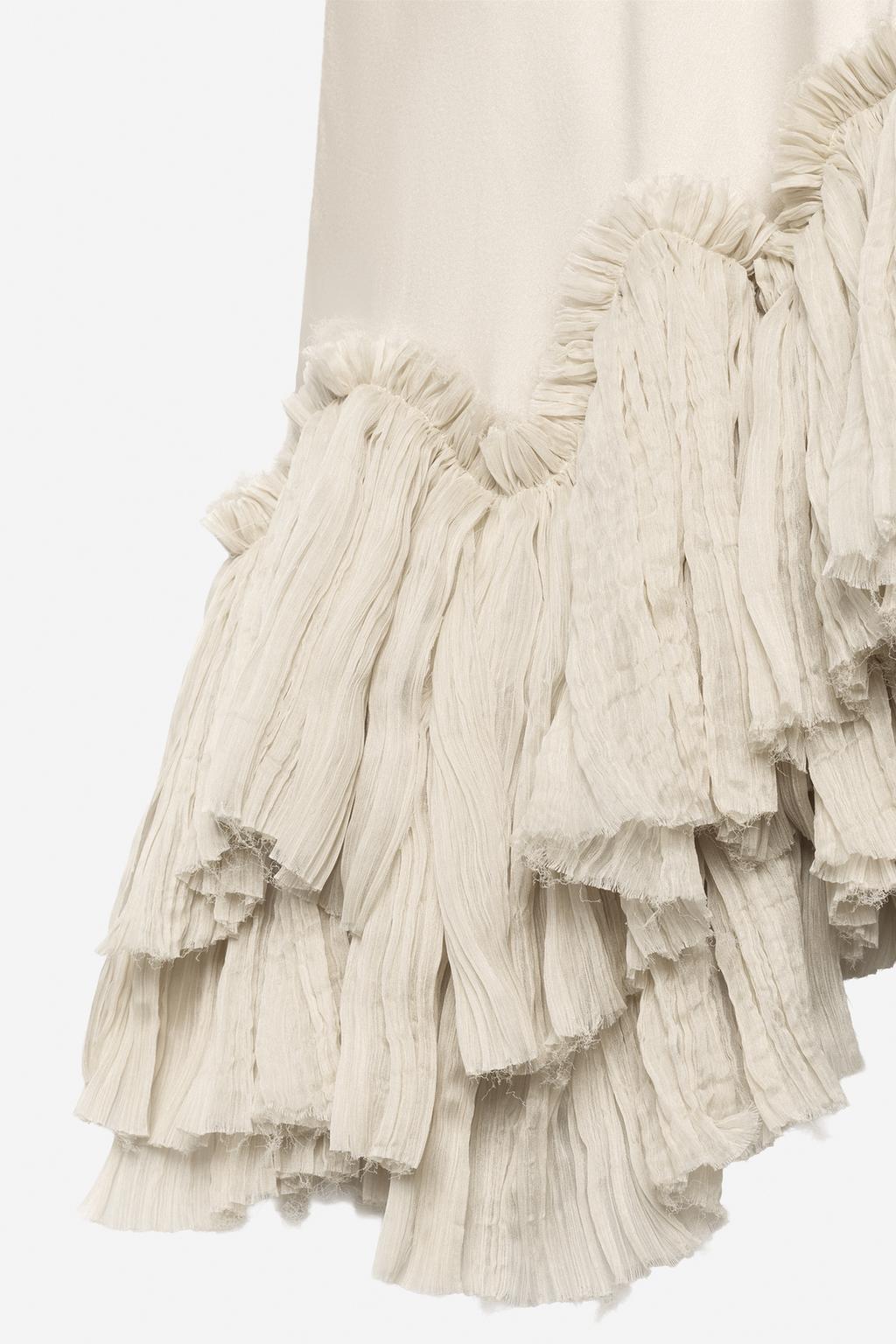 АСИММЕТРИЧНОЕ ПЛАТЬЕ С ВОЛАНАМИ — THE ITEM