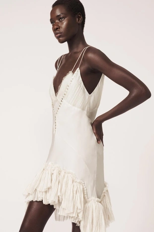 Асимметричное платье с воланами — The Item- Заказать в России