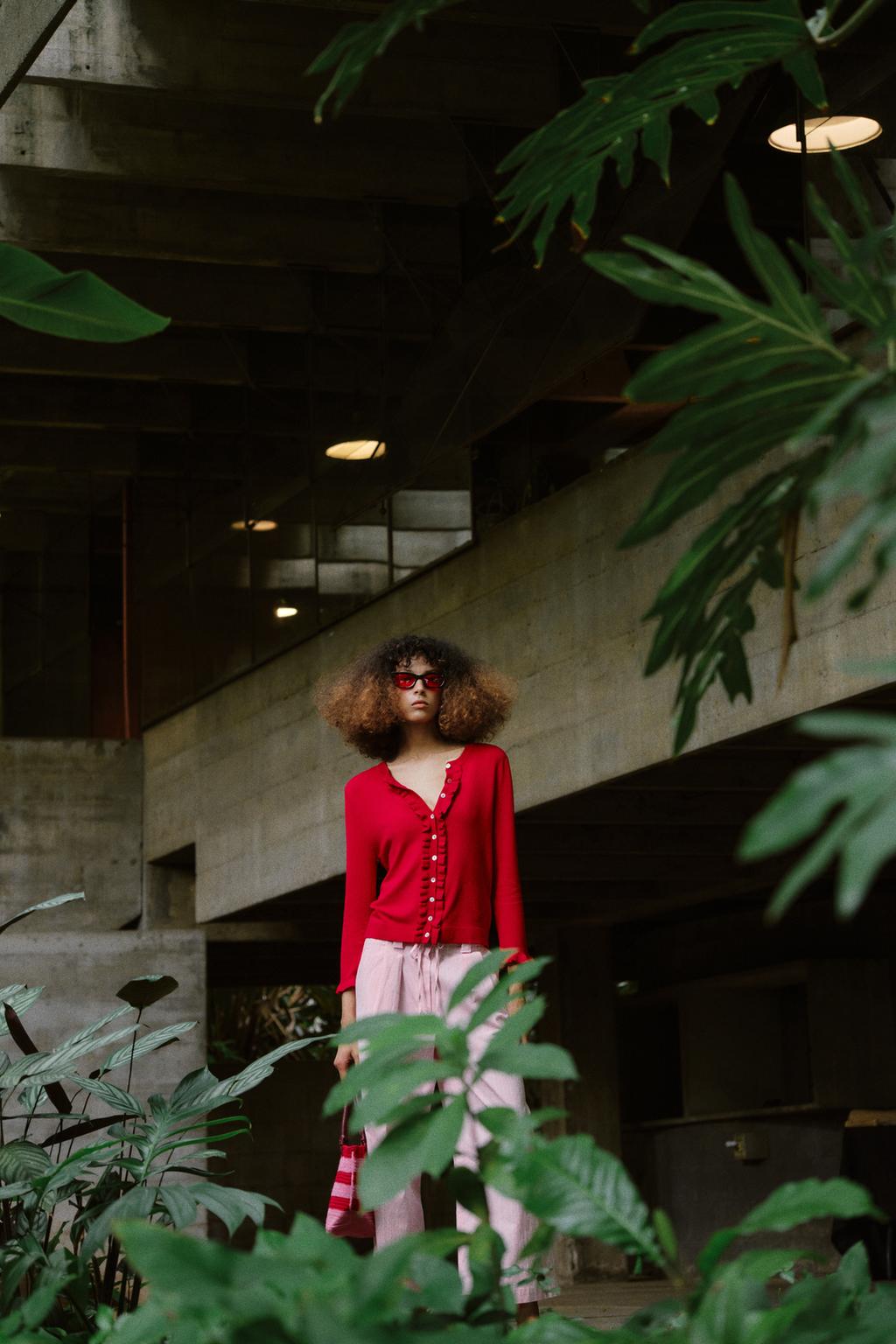 КАРДИГАН С ВОЛАНАМИ