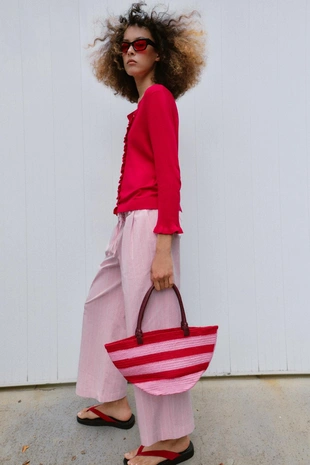 Кардиган с воланами- Заказать в России