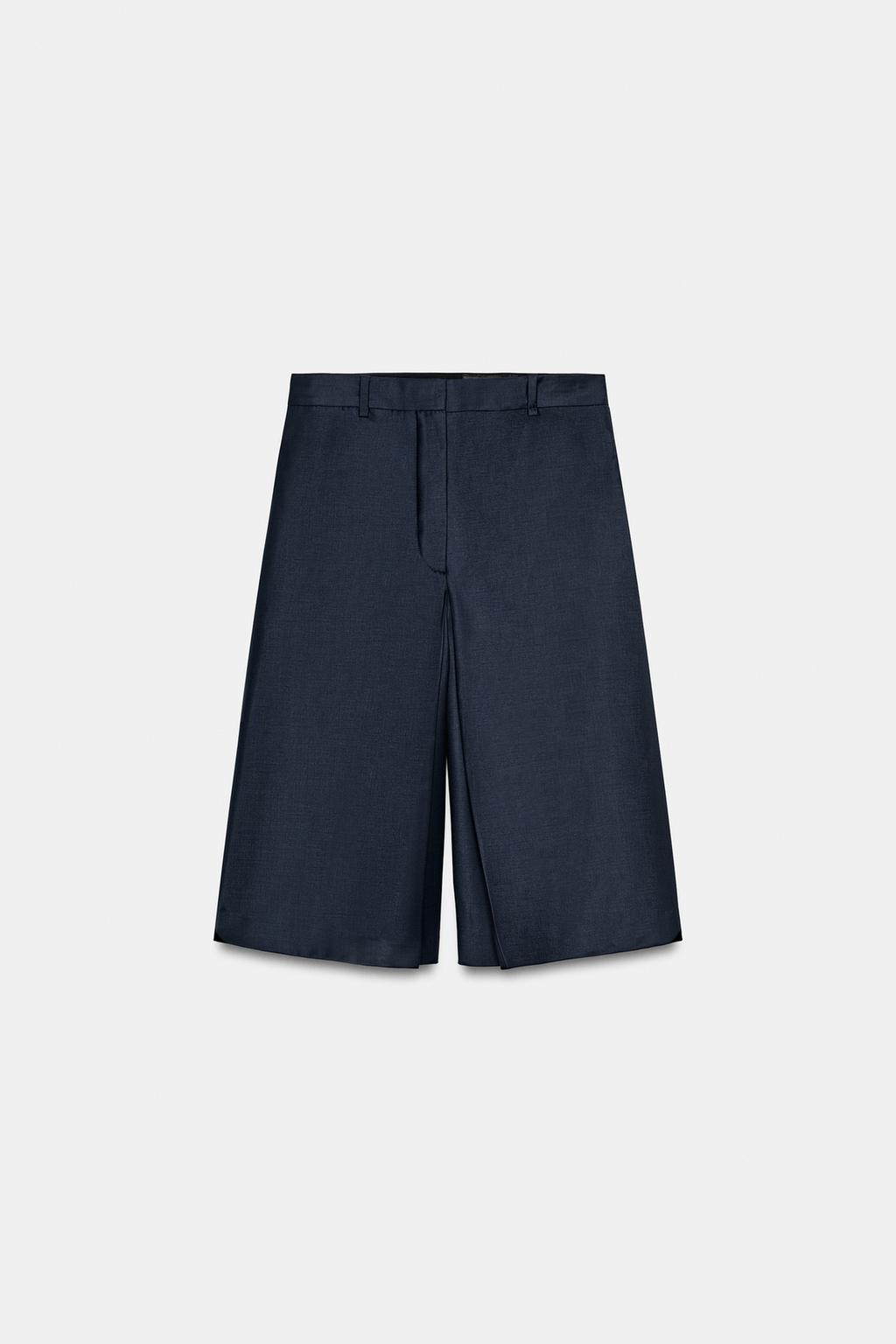 ДЛИННЫЕ ШОРТЫ ИЗ СМЕСОВОЙ ШЕРСТИ — ZW COLLECTION