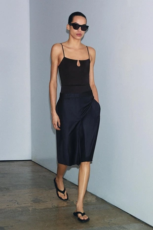 Длинные шорты из смесовой шерсти — Zw Collection- Заказать в России