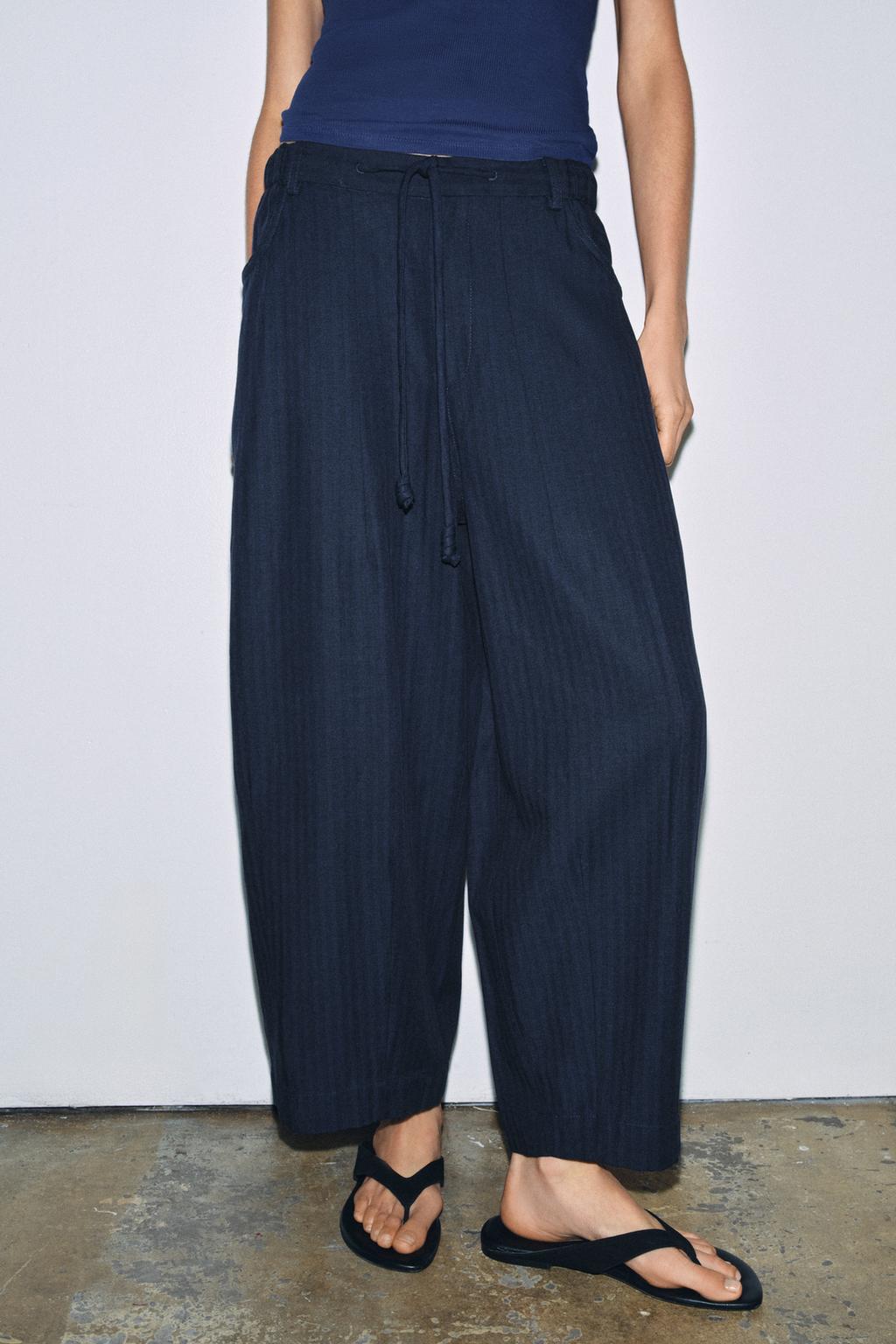 БРЮКИ ИЗ ТКАНИ «ЁЛОЧКА» — ZW COLLECTION