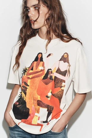 Футболка с принтом Manuja Waldia- Заказать в России