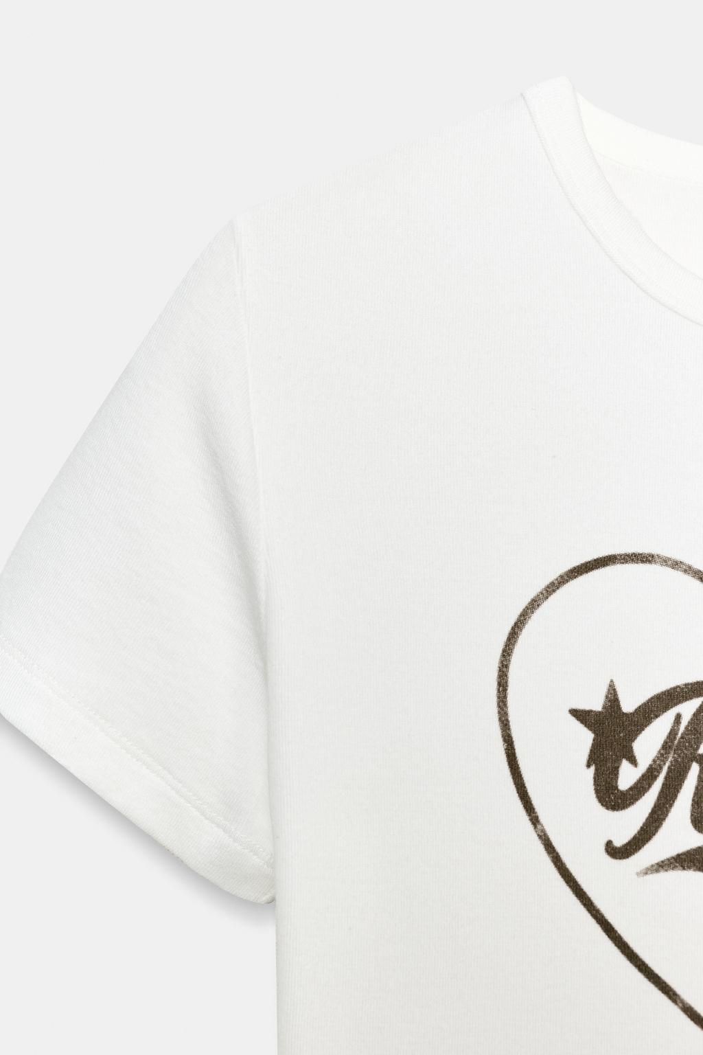 ФУТБОЛКА С НАДПИСЬЮ И КОРОТКИМИ РУКАВАМИ