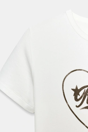 Футболка с надписью и короткими рукавами- Заказать в России