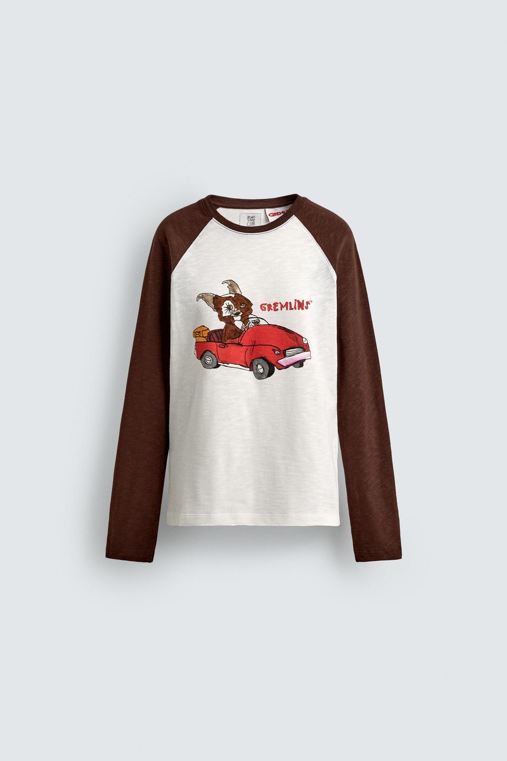 ФУТБОЛКА ИЗ ХЛОПКА С ИЛЛЮСТРАЦИЕЙ GREMLINS™ & © X DYLAN´S T-SHIRT CLUB X ZARA