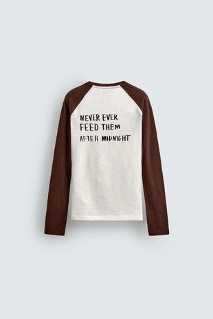 Футболка из хлопка с иллюстрацией Gremlins™ & © X Dylan´S T-Shirt Club X Zara- Заказать в России