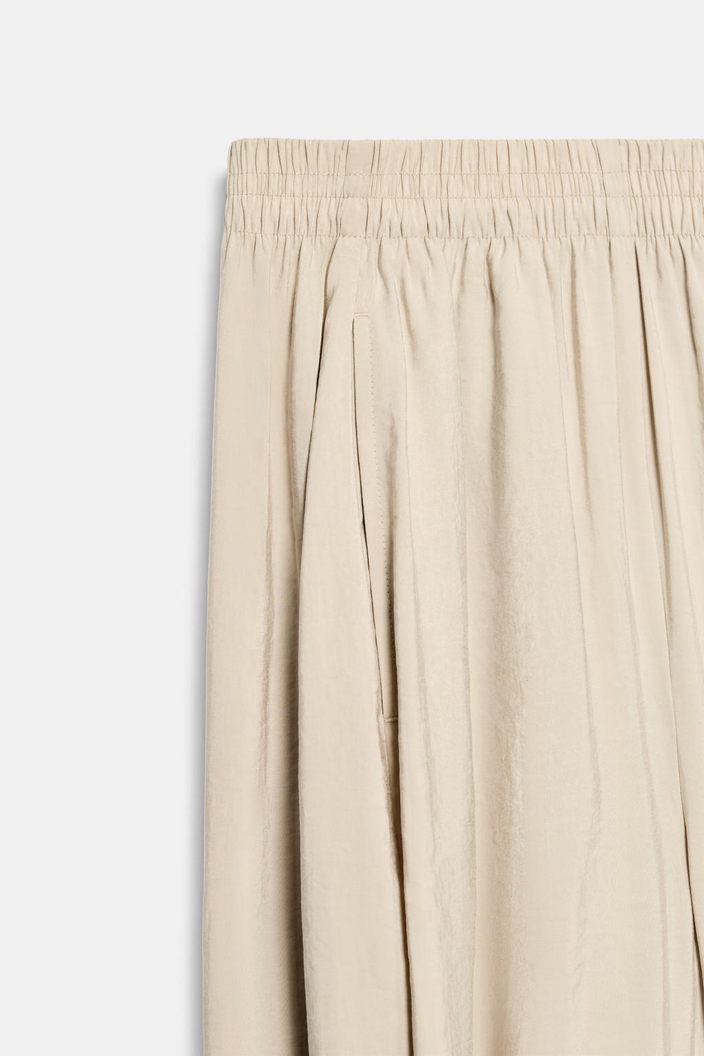 БРЮКИ-БАЛЛОНЫ С ЭЛАСТИЧНЫМ ПОЯСОМ