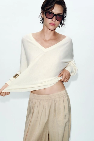 Брюки-баллоны с эластичным поясом- Заказать в России