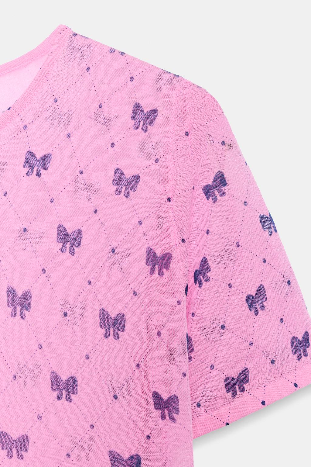 ТОП ИЗ ТОНКОГО ТРИКОТАЖА С ЗАВЯЗКАМИ