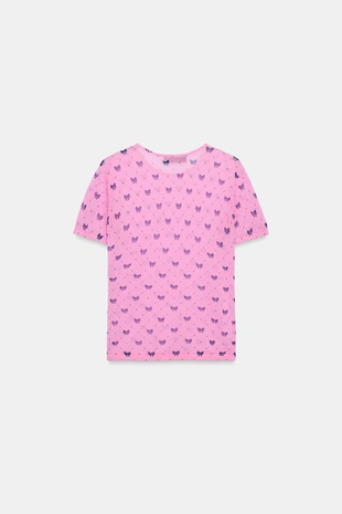 Топ из тонкого трикотажа с завязками- Заказать в России