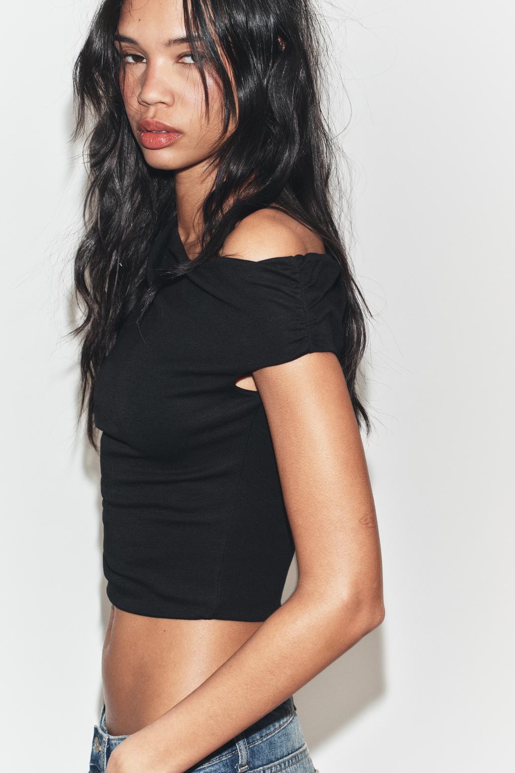 ТОП АСИММЕТРИЧНОГО КРОЯ СО СБОРКАМИ