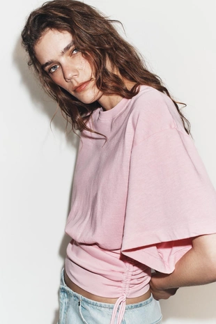 Топ из фламе с поясом