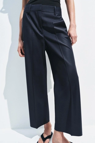 Брюки из смесовой шерсти с заутюженными стрелками — Zw Collection- Заказать в России