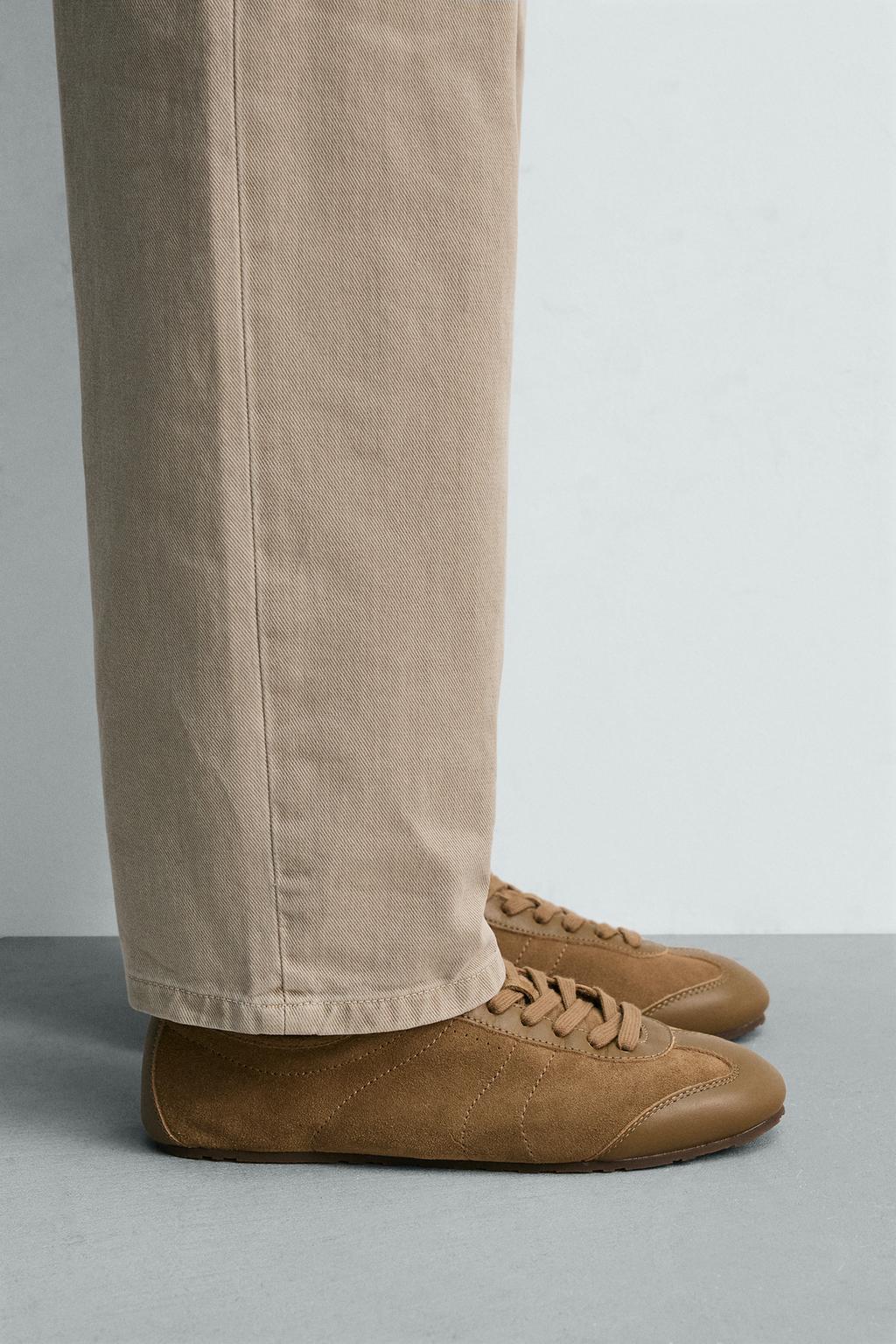 КОЖАНЫЕ КРОССОВКИ